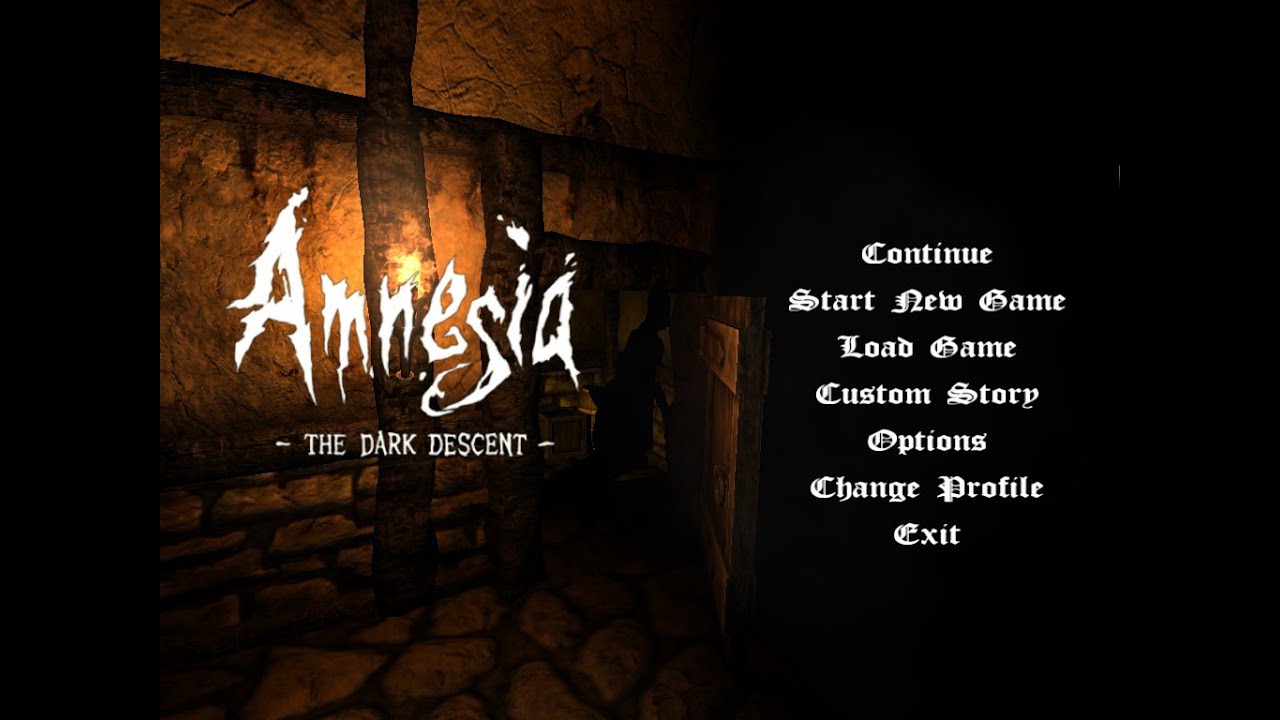 Меню хоррор игр. Amnesia the Dark Descent меню. Хоррор главное меню. Меню для хоррора. Custom main menu готовые меню.