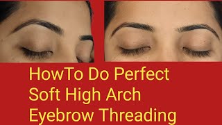 The Art of Soft High Arch Eyebrows: A Step-by-Step Threading Guide screenshot 2