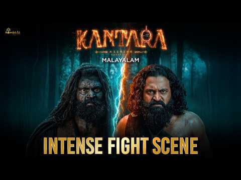 Berme vs Kadapa Tribe Fight Scene (Malayalam) -Kantara Chapter 1 | Rishab Shetty | Rukmini | Hombale