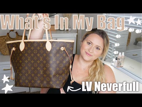 What's In My Bag?! Louis Vuitton Neverfull MM - Life By Lee