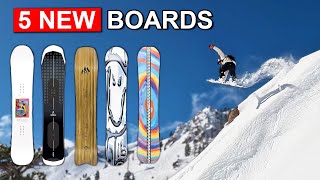 5 Brand New Snowboards for Winter 2024 - Aeronaut, Off Ramp, Cruiser +, Hovercraft 2.0 & Hypnotist