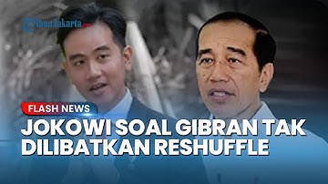 Jokowi Bela Gibran soal Isu Wapres Tak Dilibatkan dalam Reshuffle hingga Tak Datang Pelantikan