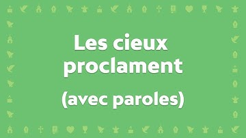 Thumbnail of Les Cieux proclament la gloire du ressuscité | Cantique avec paroles pour le Carême et Pâques