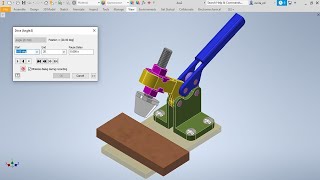 Toggle clamp - Animation