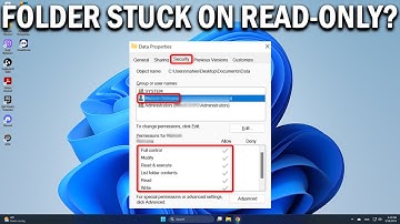 How To Fix Folder keeps reverting to read only in Windows 11  & 10 - Easy Fix