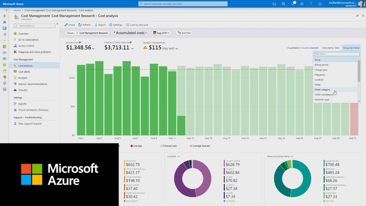 Quickstart - Explore Azure costs with cost analysis - Microsoft Cost  Management | Microsoft Learn