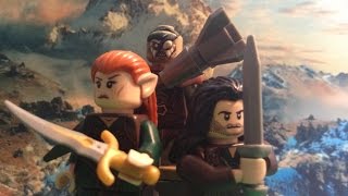 Lego The Hobbit Tauriel and Kili`s Happily Ever After (Stop motion)