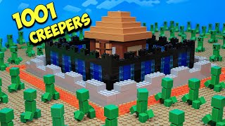 I Built A World's Best Defence Base VS 1001 Creepers