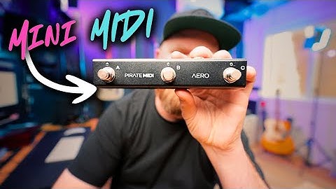 The Slimmest & EASIEST MIDI Controller EVER! @PIRATEMIDI AERO!