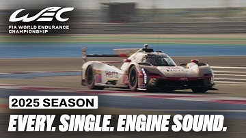 Every. Single. Engine Sound. 🔊 I 2025 Qatar 1812 KM I FIA WEC