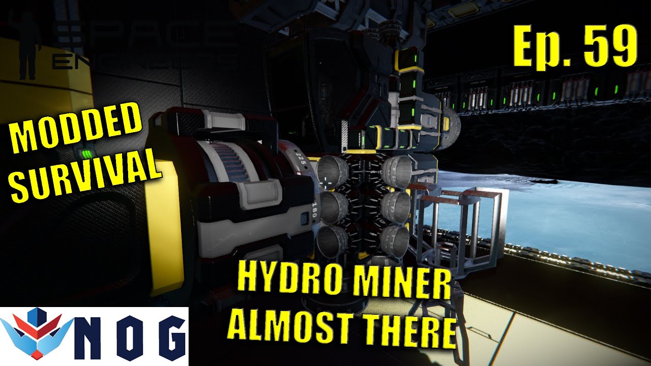Lets Play Space Engineers Modded Survival Ep59 | Hydrogen Mining Ship ...