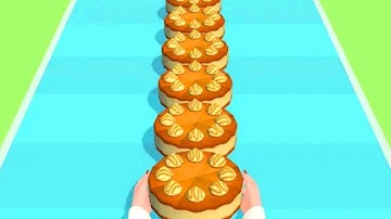 Cake Stack Run - All Levels Gameplay Walkthrough (Android,iOS)