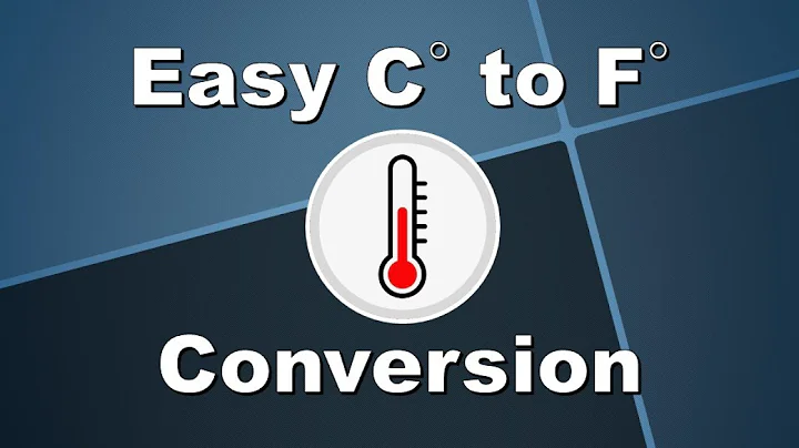 Easy Celsius to Fahrenheit Conversation - No Calculator Required