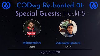COGwg Rebooted Session 01: With HackFS Special Guests