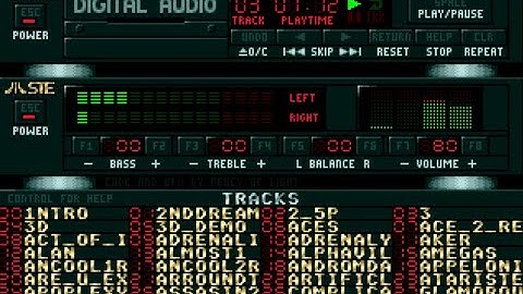REBELS 2 - 4 channels module played on the ATARI STe / CD PLAYER