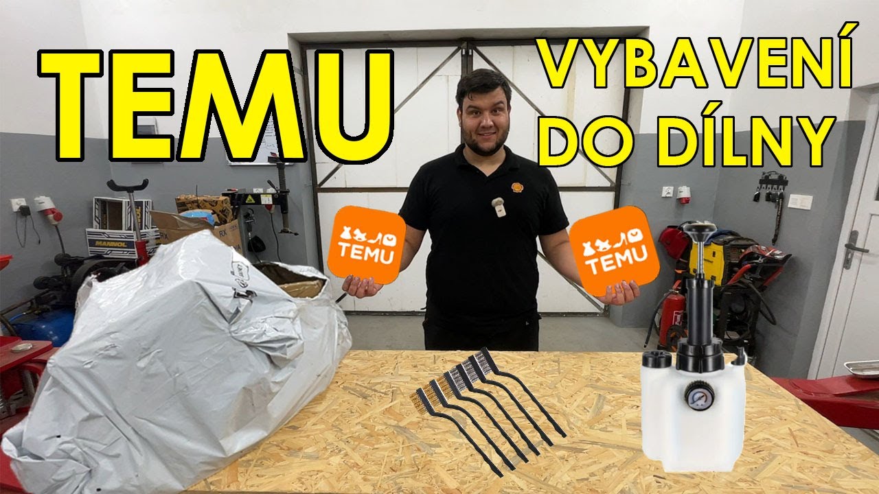 Vybavení do dílny z TEMU