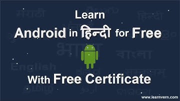 Android tutorial for beginners in hindi - Learnvern