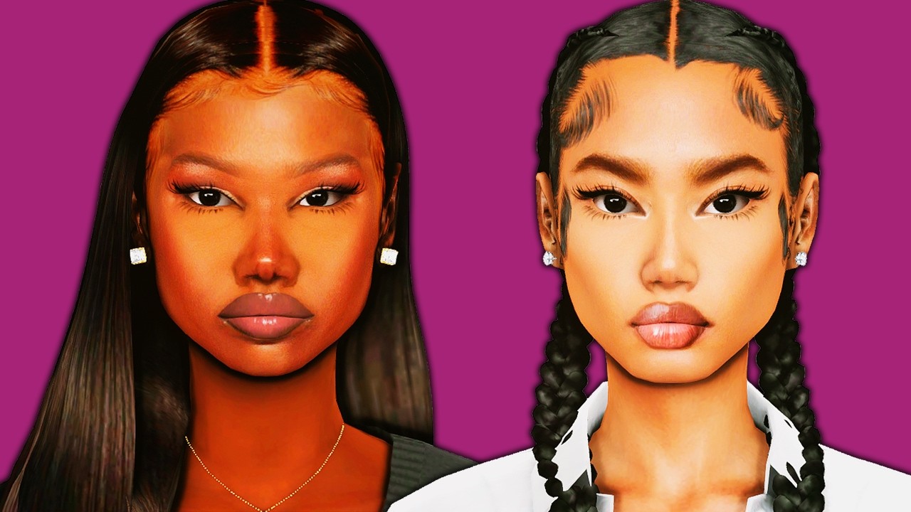 Sims 4 CAS - RARE URBAN FEMALE SIM DUMP YOU NEED NOW | CC FOLDER & SIM ...