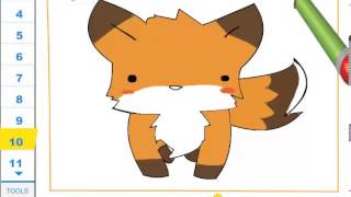 How to draw a Chibi Fox - Drawing Tutorial Video