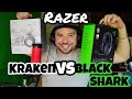 Kraken vs blackshark v2x lequel choisir  unboxing  test micro