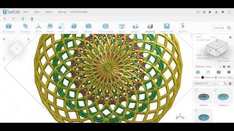 How to create organic patterns in SelfCAD com
