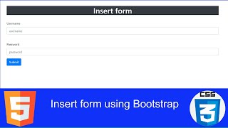 bootstrap 4 form design | how to create form using Bootstrap 4