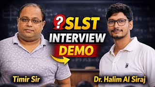 SLST Mathematics Interview Demo Class | Real Mock Interview | Admission: 9475107613