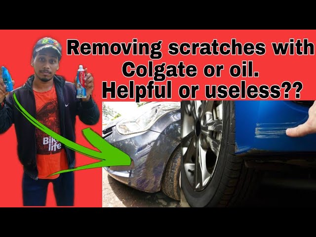 remove scratches from a car with toothpaste (5) - PakWheels Blog