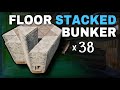 FLOOR STACKED TRIANGLE BUNKER BASE DESIGN 2020 | Rust Base Build