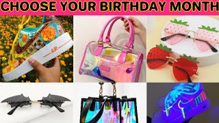 CHOOSE YOUR BIRTHDAY MONTH AND SHE YOUR GIFTS 🤩 #viral #trending #fashion