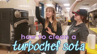 how to clean a turbochef sota