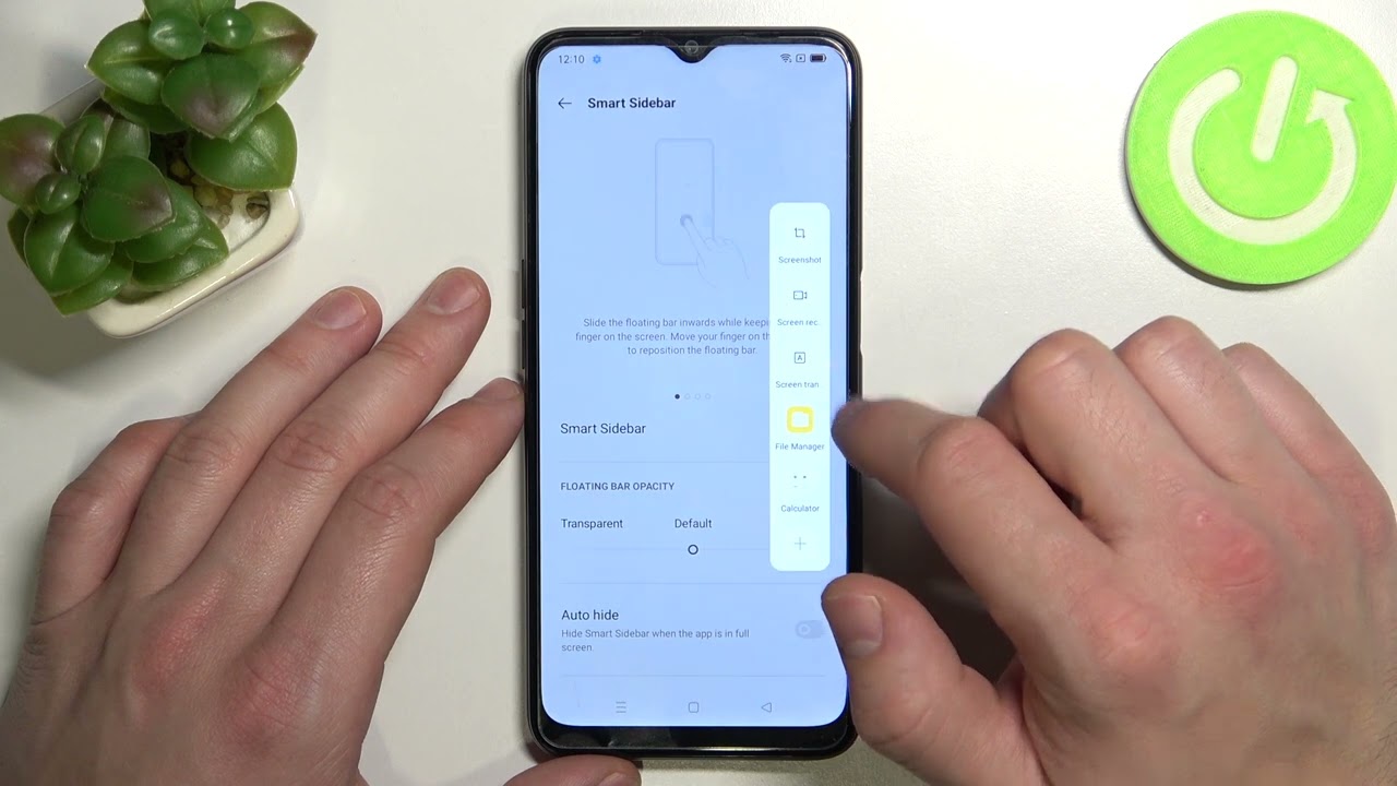 How to Switch On / Off Smart Sidebar in Oppo A16 - Locate Accessibility Settings