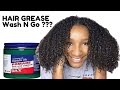 I Did A Wash N Go With Just HAIR GREASE AND WAX... BUT DID I GO TOO FAR!?