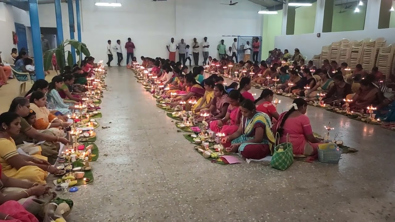 கோவில் குத்து விளக்கு பூஜை | கோவில் பூஜை | விளக்கு பூஜை | vilakku poojai