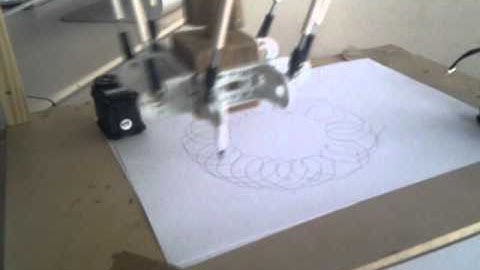 Delta Robot Drawing Spiro Graph 4