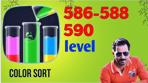 Color sort level 586/588/590