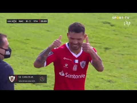 Goal | Golo Carlos Jr.: CD Nacional 0-(1) Santa Clara (Liga 20/21 #9)