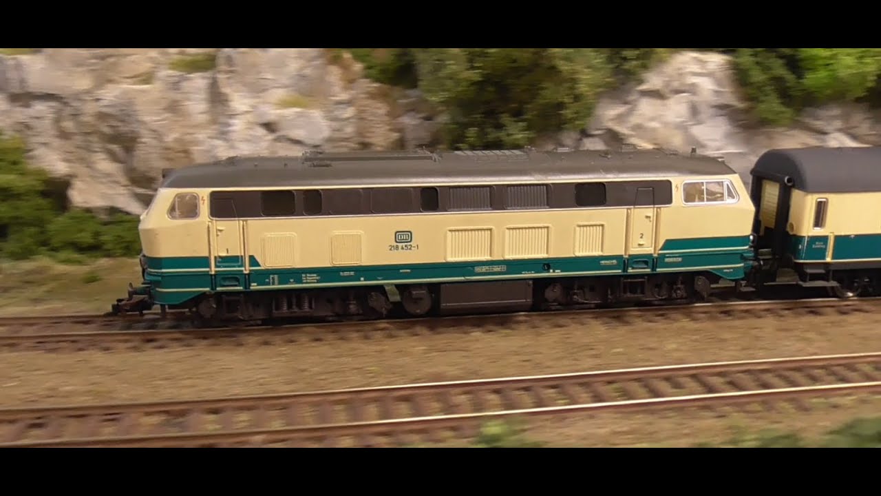 Fleischmann 4933 BR 218 Schienenreinigungslok digitalisieren