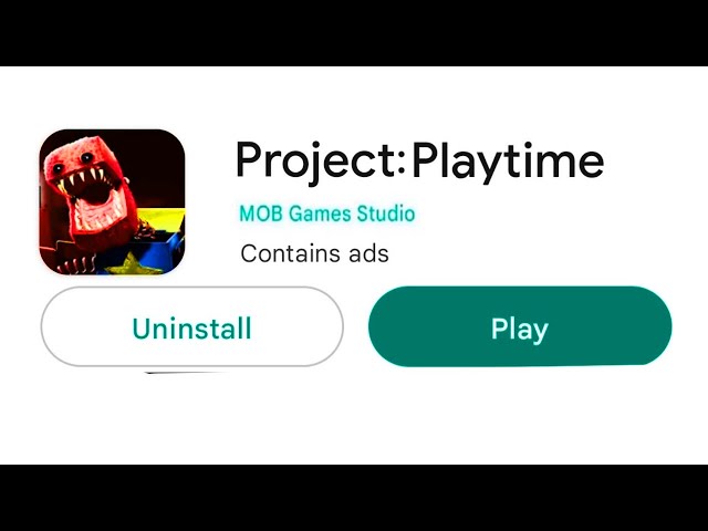 Project: Playtime MOBILE - Main Menu 