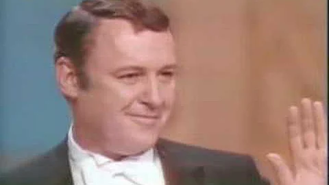 Rod Steiger winning an Oscar  for Best Actor