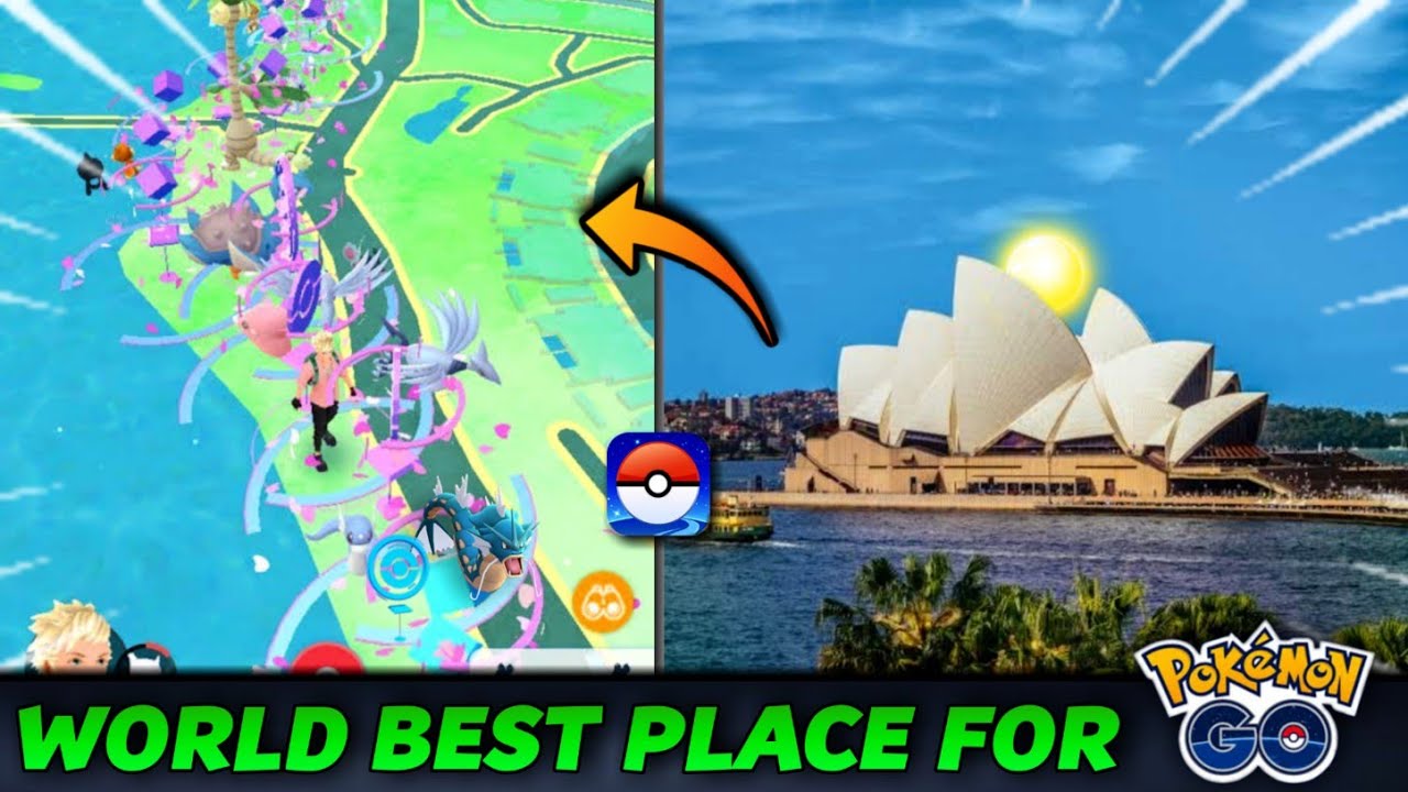 World best place for Pokemon go Top place for play Pokemon go Best