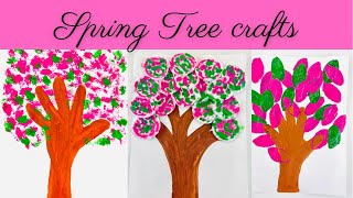 3 Easy Spring Tree crafts🌷🌻🌸 | Spring craft ideas🌷🌻🌸 @CraftswithToddler #spring #springvibes
