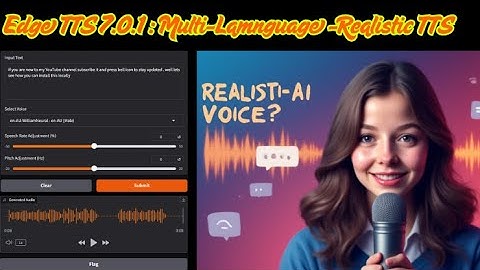 "Edge TTS 7.0.1 Full Setup | Realistic Multi-Language Voices Without GPU!"