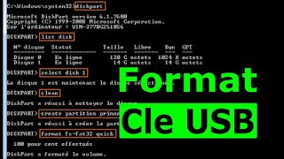formater usb CMD | Format USB | مسح للفلاشة USB CMD