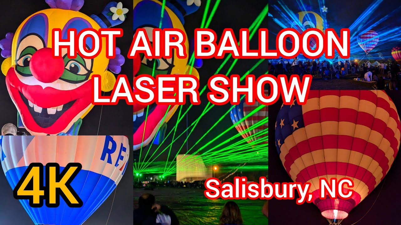 2024 Rowan County Fair Balloon Festival, LaserShow, Salisbury, North Carolina