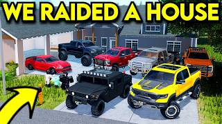 WE DID A HOUSE RAID IN APM Roblox American Plains Mudding