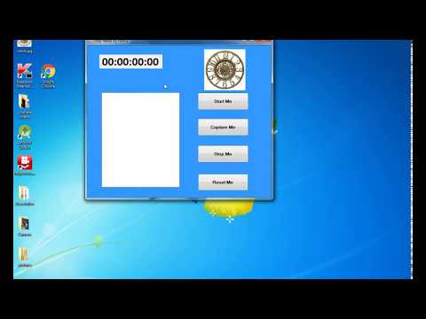 Desktop Application - Stop Watch  - VB.NET , Windows Application - Coding Is Life