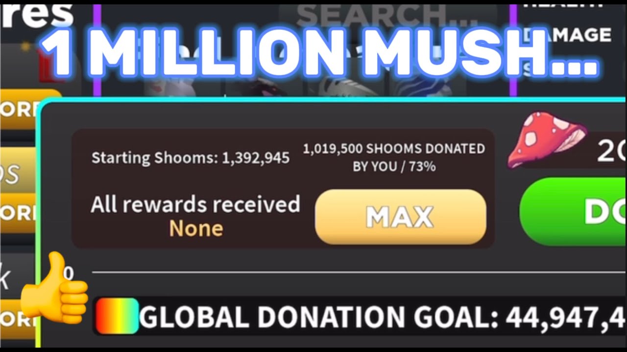 POV: you donated 1 million mush
