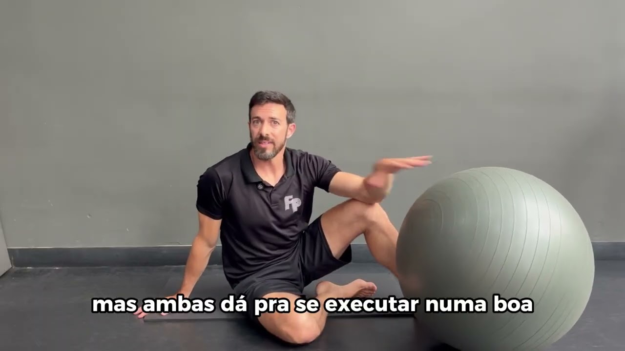 Dead bug isometrico com bola  - Coluna Zerada  com Fabio Pasetto - 1510