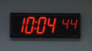 BRG Precision Products PE640R - 4, 6 Digit PoE Digital Clock